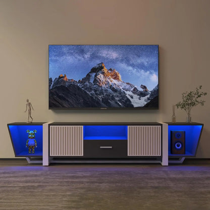 LED Entertainment Center for 55 65 75 Inch TV