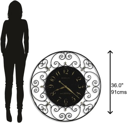 Elegant Oversized Decorative Analog Wall Clock