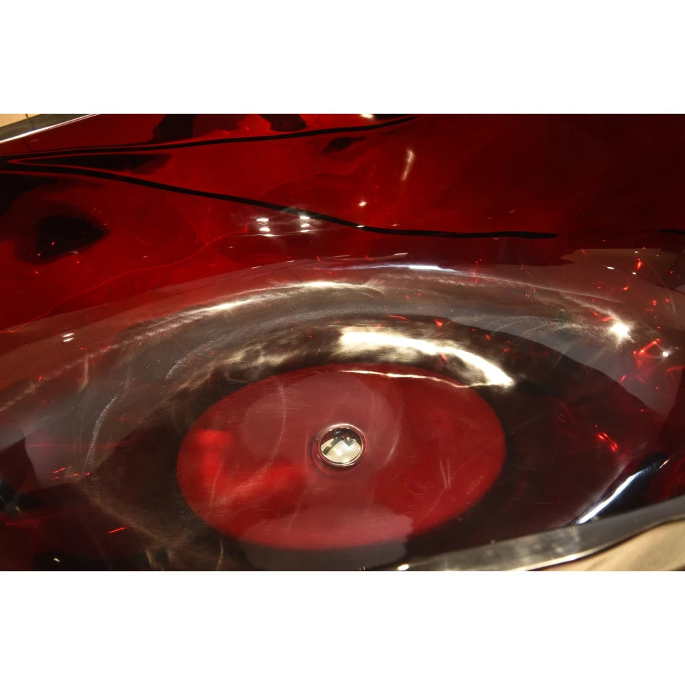 67" Freestanding Solid Surface Soaking Bathtub