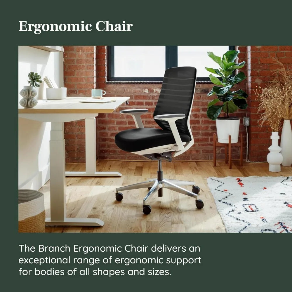Ergonomic Versatile Desk Chair with Adjustable Lumbar Support