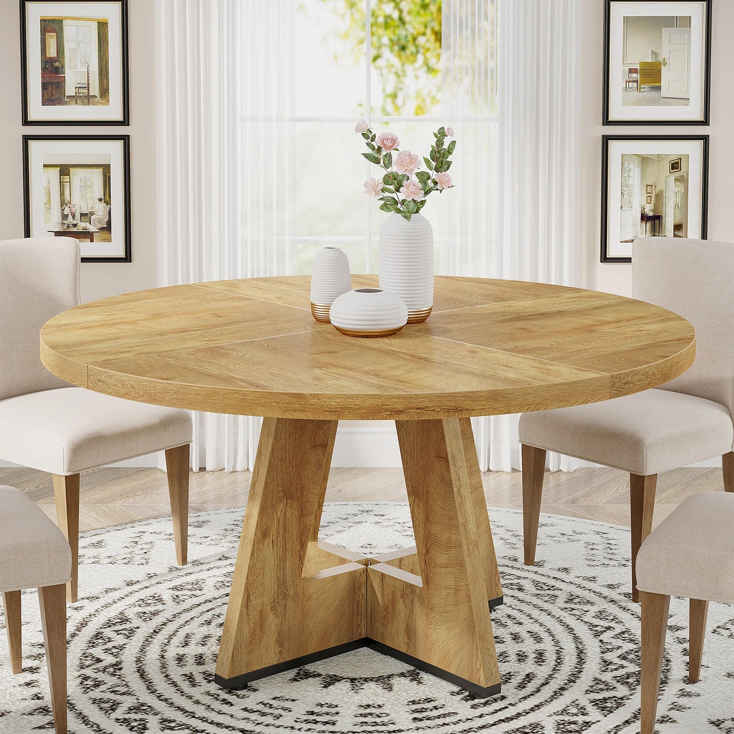 Small Round Dining / Kitchen Table for 4