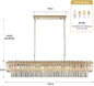 Gold Crystal Chandelier