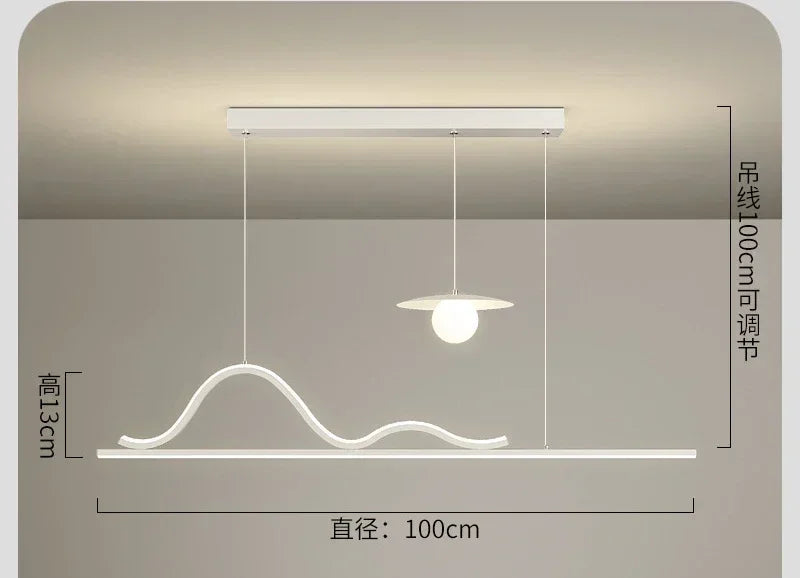Luxury Modern Moonlight Creative Pendant Chandeliers