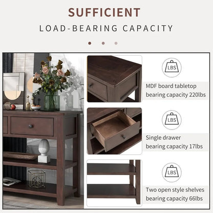 Entry Console Table with 3 Drawers