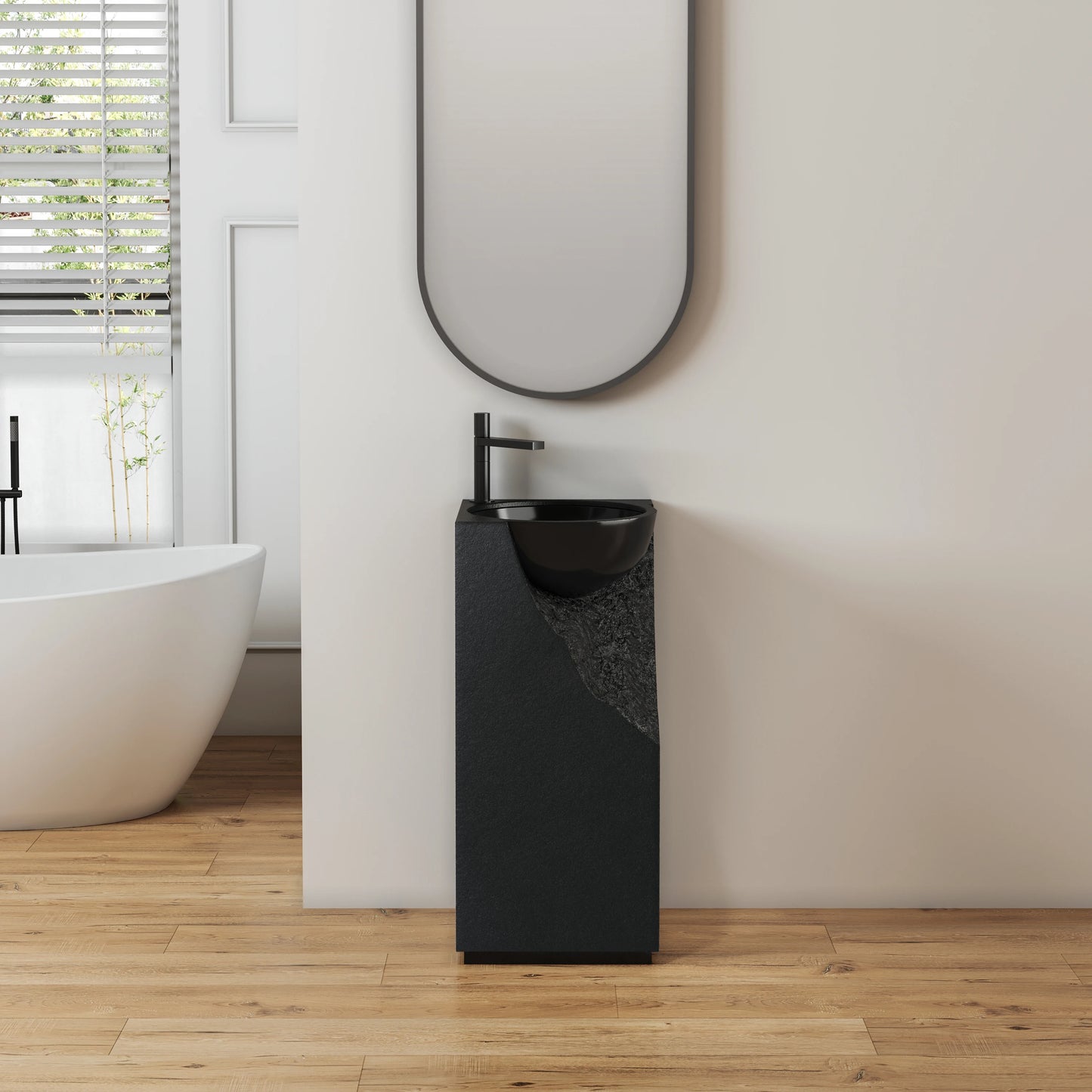 Elegant Black Wash Basin