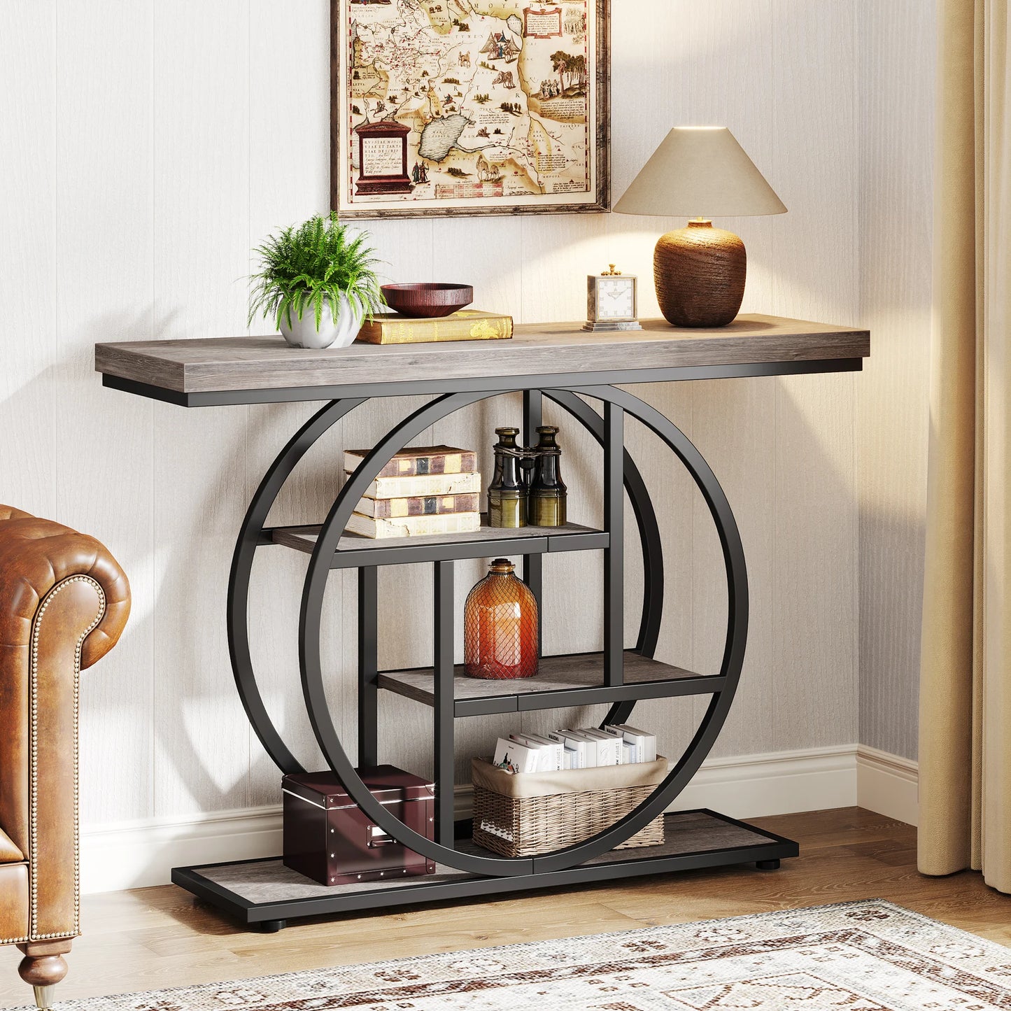 4-Tier Entryway Table,