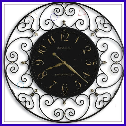 Elegant Oversized Decorative Analog Wall Clock