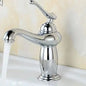 Luxury Gold Antique Bathroom Basin Faucet