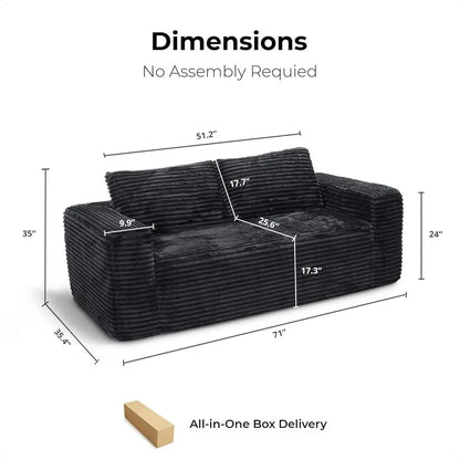 Modern Loveseat Sofa for Living Room
