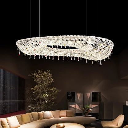 Nordic Luxury Crystal LED Chandelier