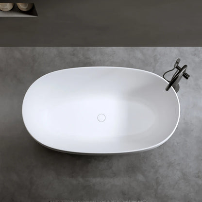 47'' Modern Independent Surface Resin Stone Bathtub