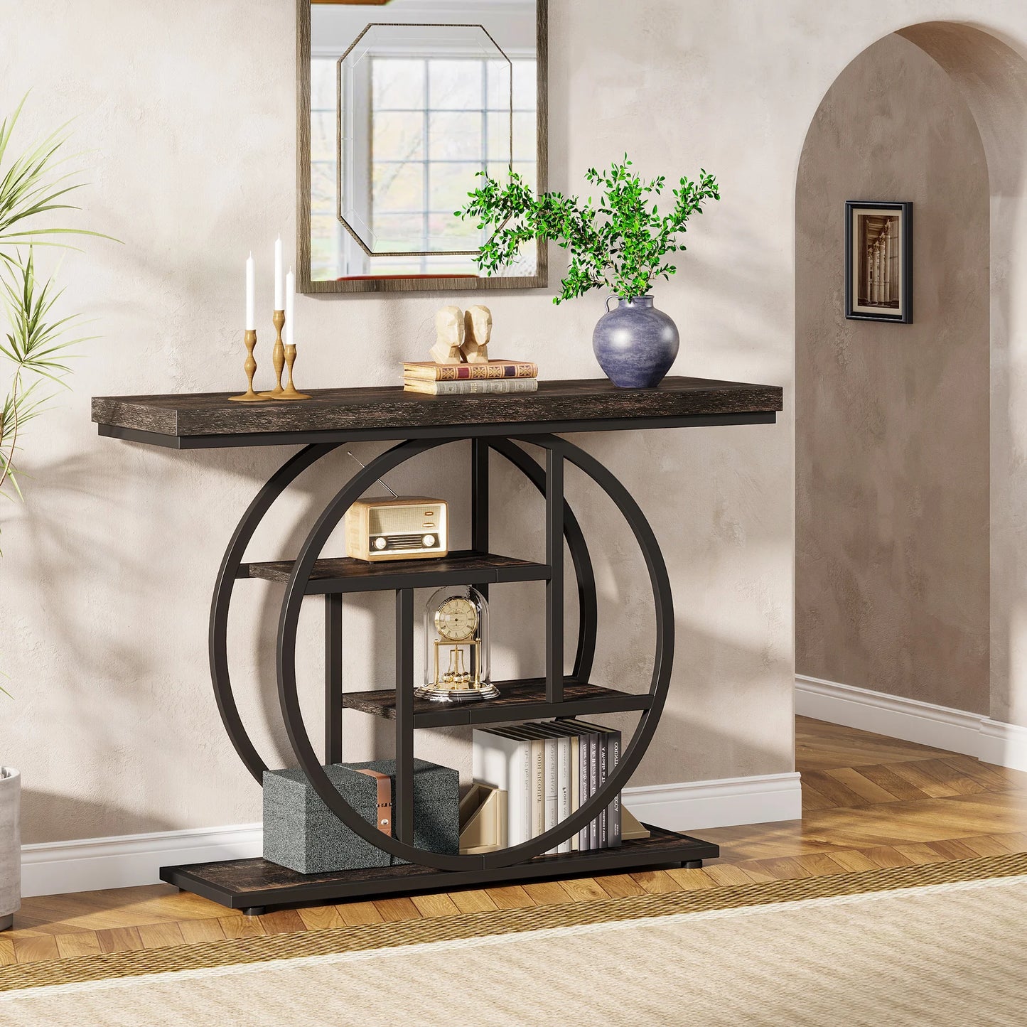 4-Tier Entryway Table,