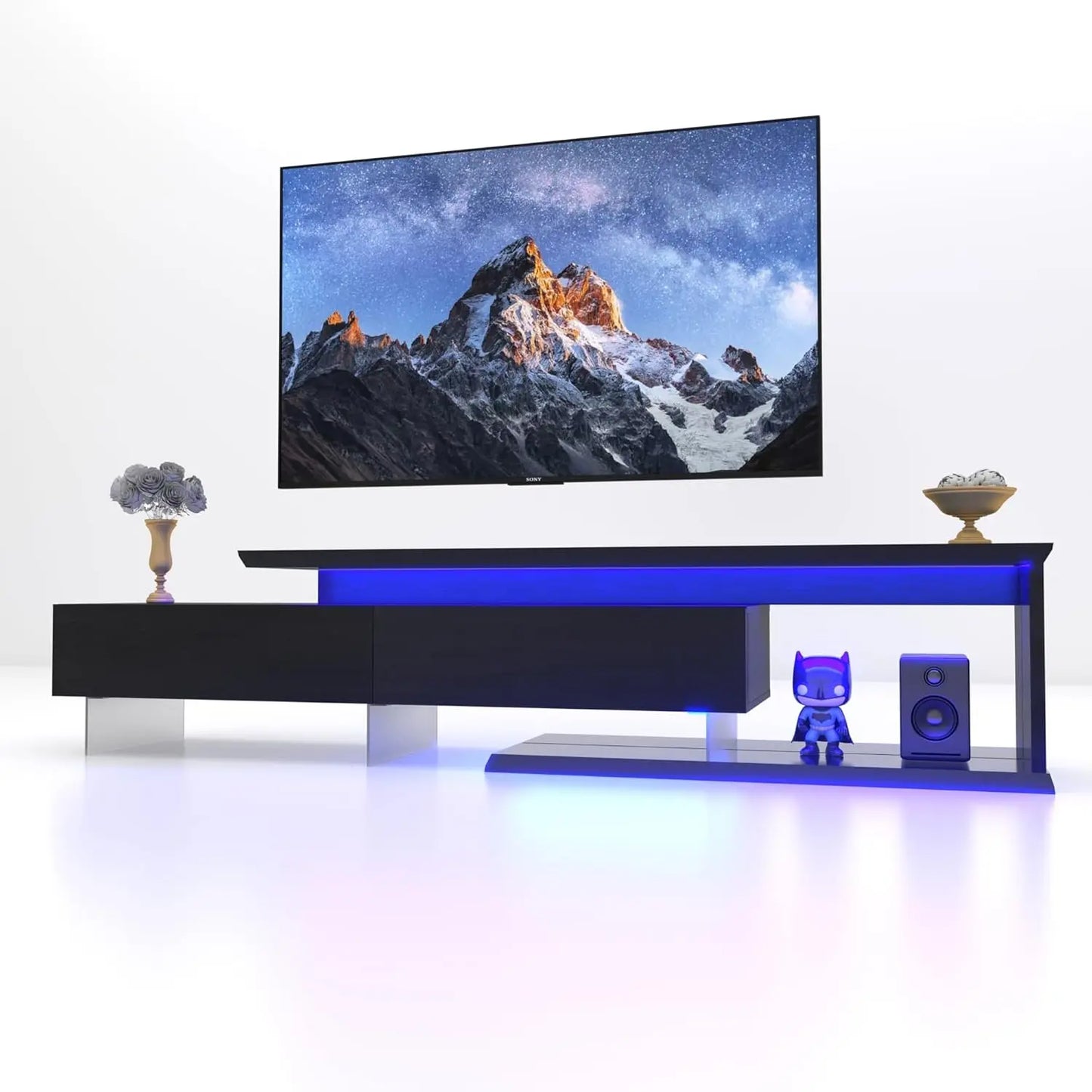 LED Entertainment Center for 55 65 75 Inch TV