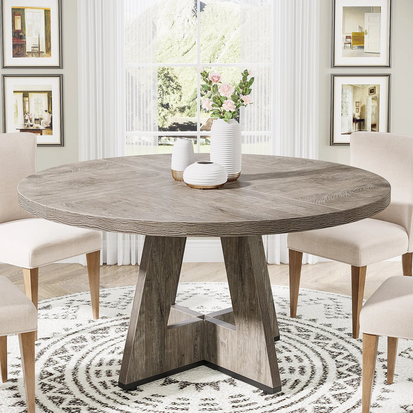 Small Round Dining / Kitchen Table for 4