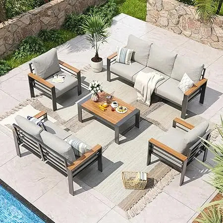 Aluminum Patio Furniture7 Seats Set