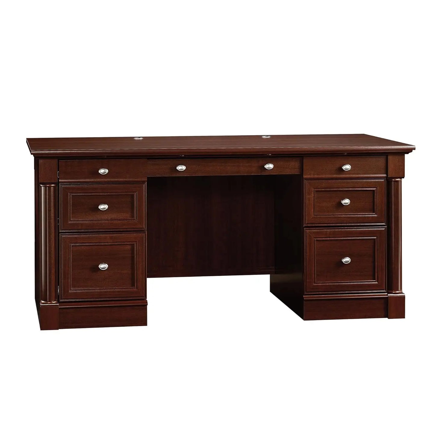 Vintage Oak Finish Executive Desk