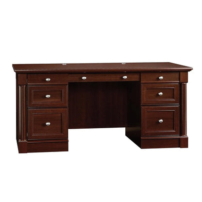 Vintage Oak Finish Executive Desk