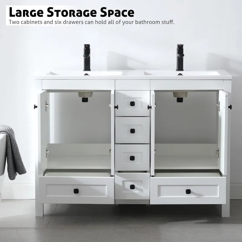 48” Modern Bathroom Vanity with Sink