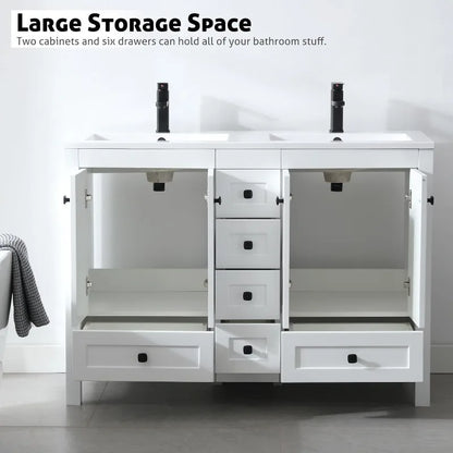 48” Modern Bathroom Vanity with Sink