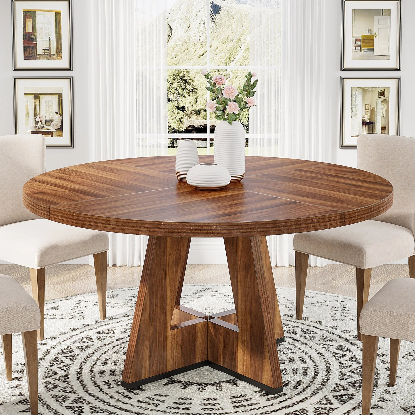 Small Round Dining / Kitchen Table for 4