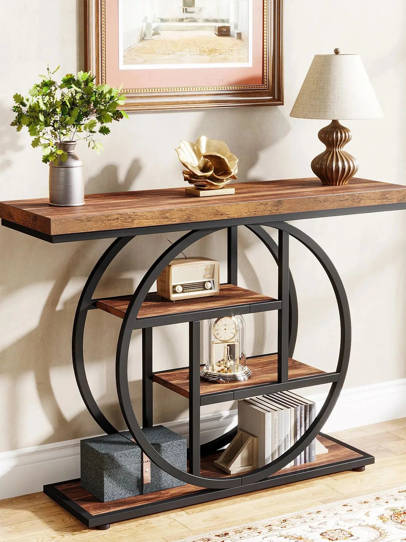 4-Tier Entryway Table,