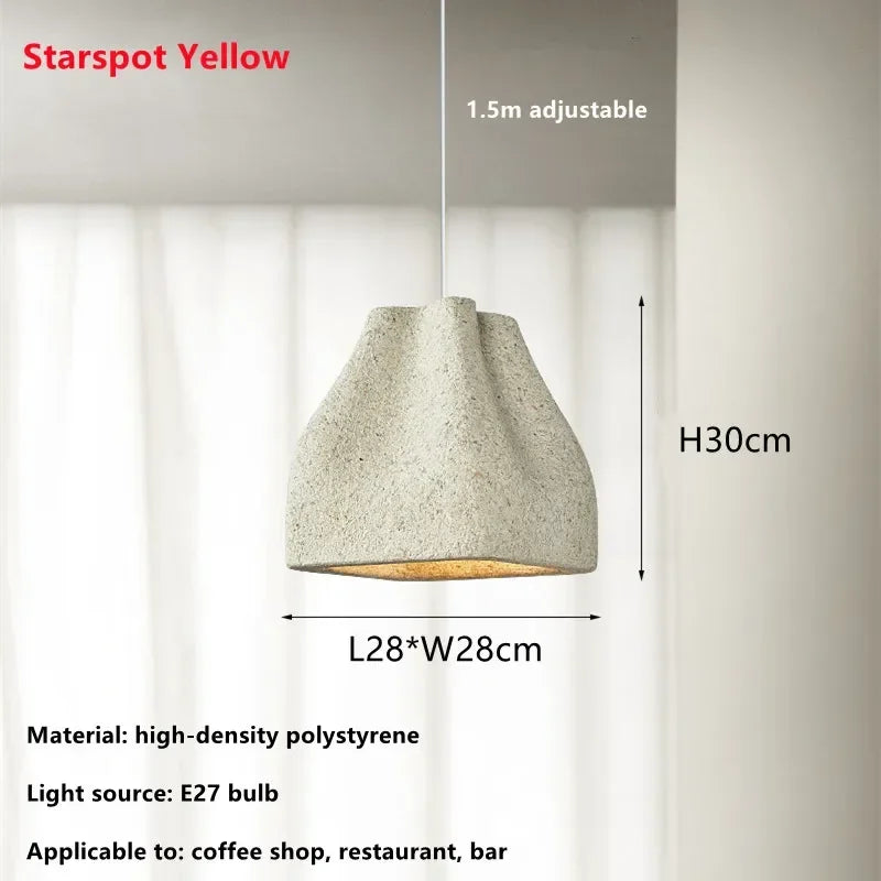 Japanese Style Wabi-sabi LED Pendant Lamp Chandelier