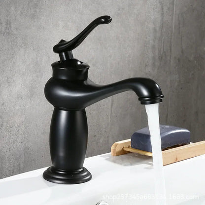 Luxury Gold Antique Bathroom Basin Faucet