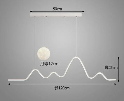 Luxury Modern Moonlight Creative Pendant Chandeliers