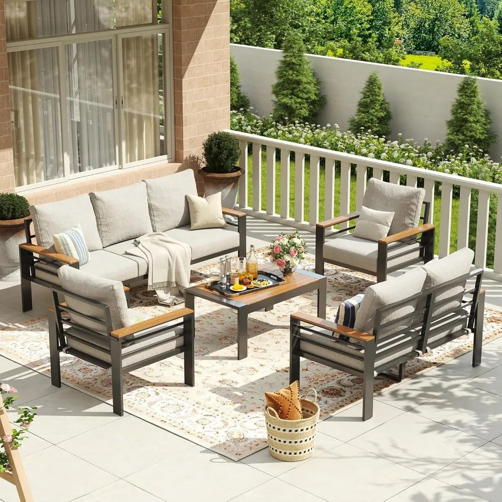 Aluminum Patio Furniture7 Seats Set