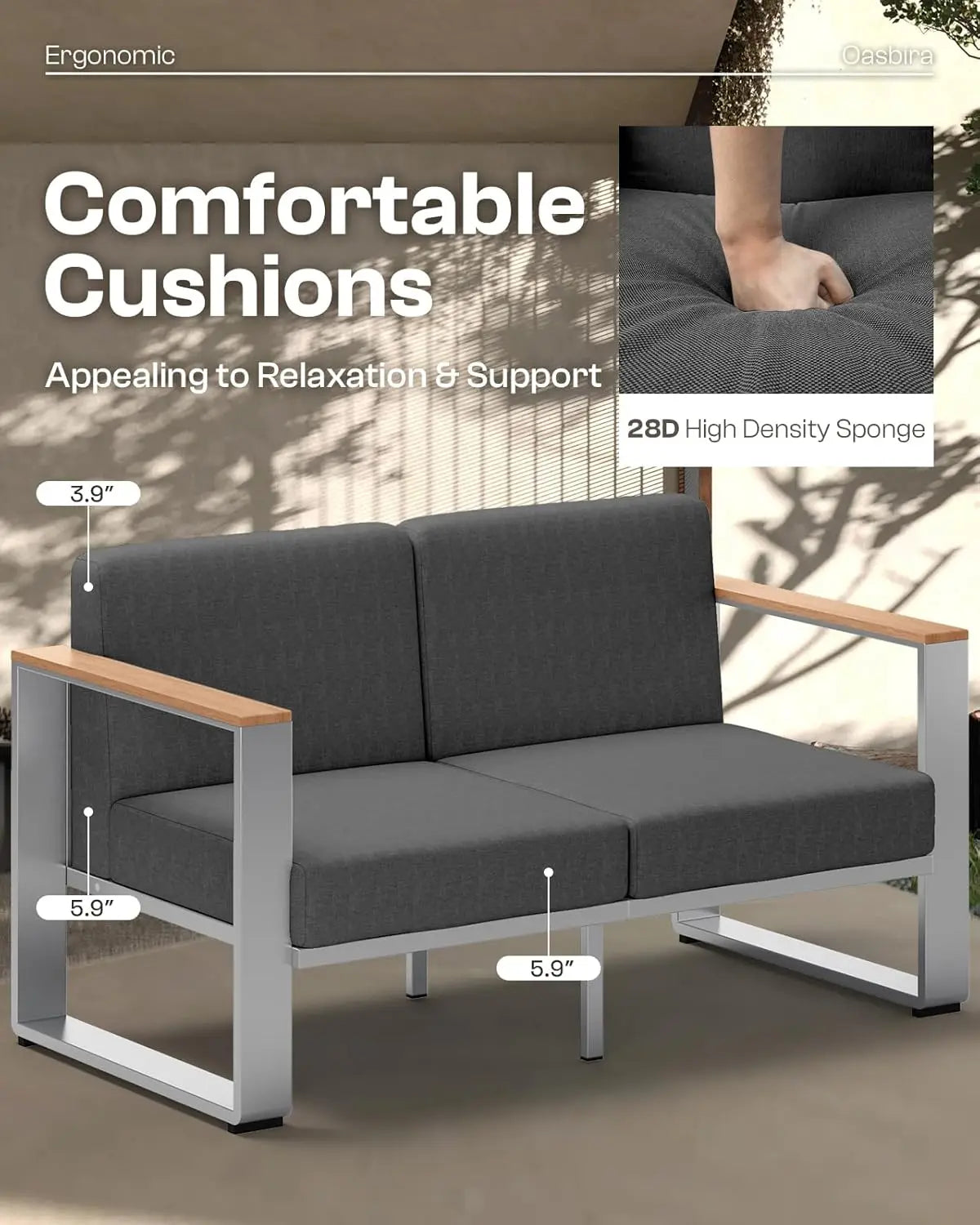Aluminum Outdoor Patio Furniture Set