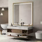 Luxury Wood Storage with Carrara Marble Top