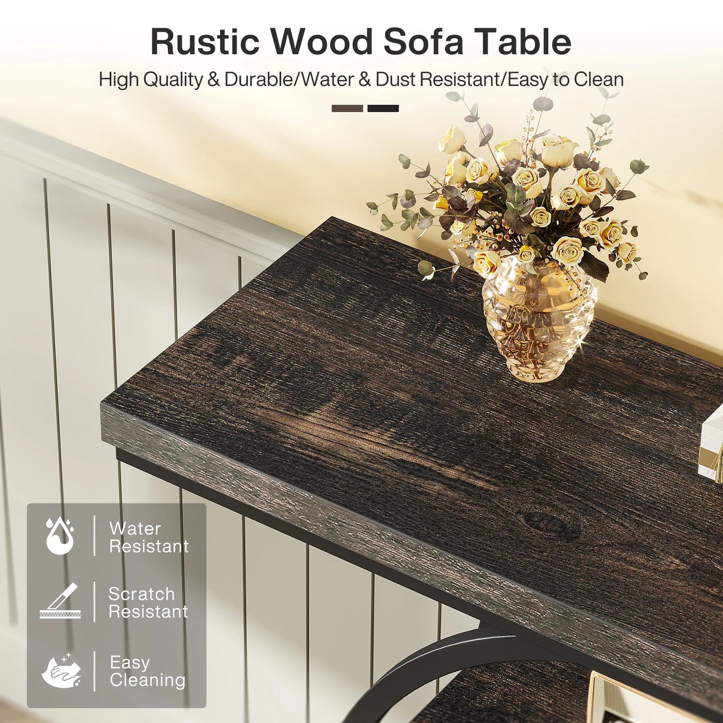 4-Tier Entryway Table,