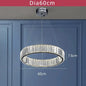 Modern Luxury Crystal Ring Chandelier