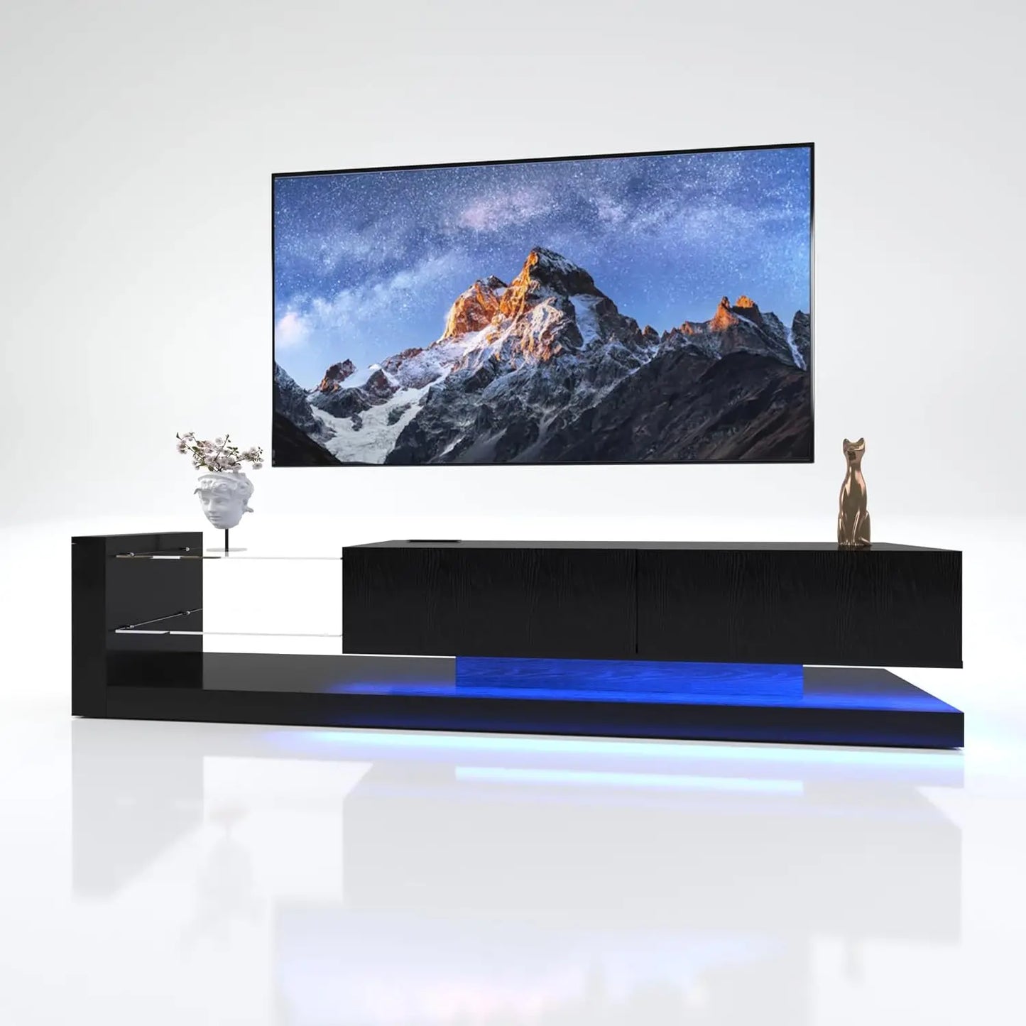 LED Entertainment Center for 55 65 75 Inch TV