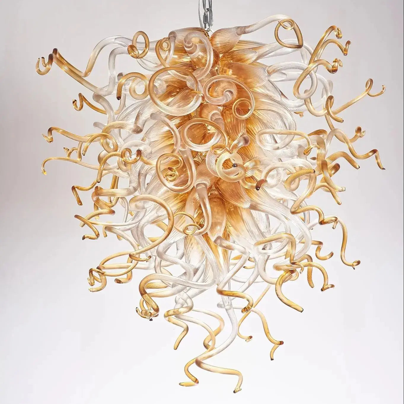 LONGREE Art glass Chandelier Cobalt Blue