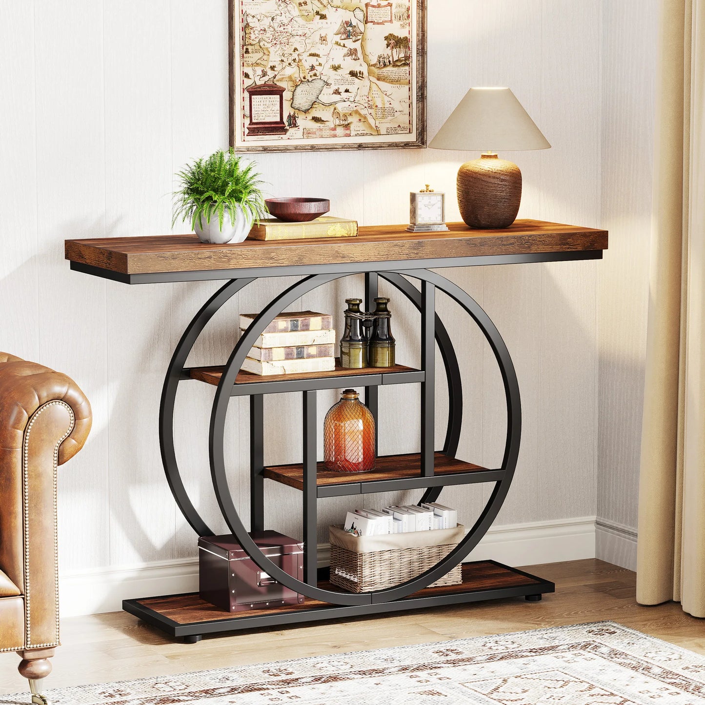 4-Tier Entryway Table,