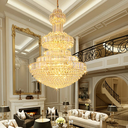 Villa Duplex Luxury Crystal Chandelier
