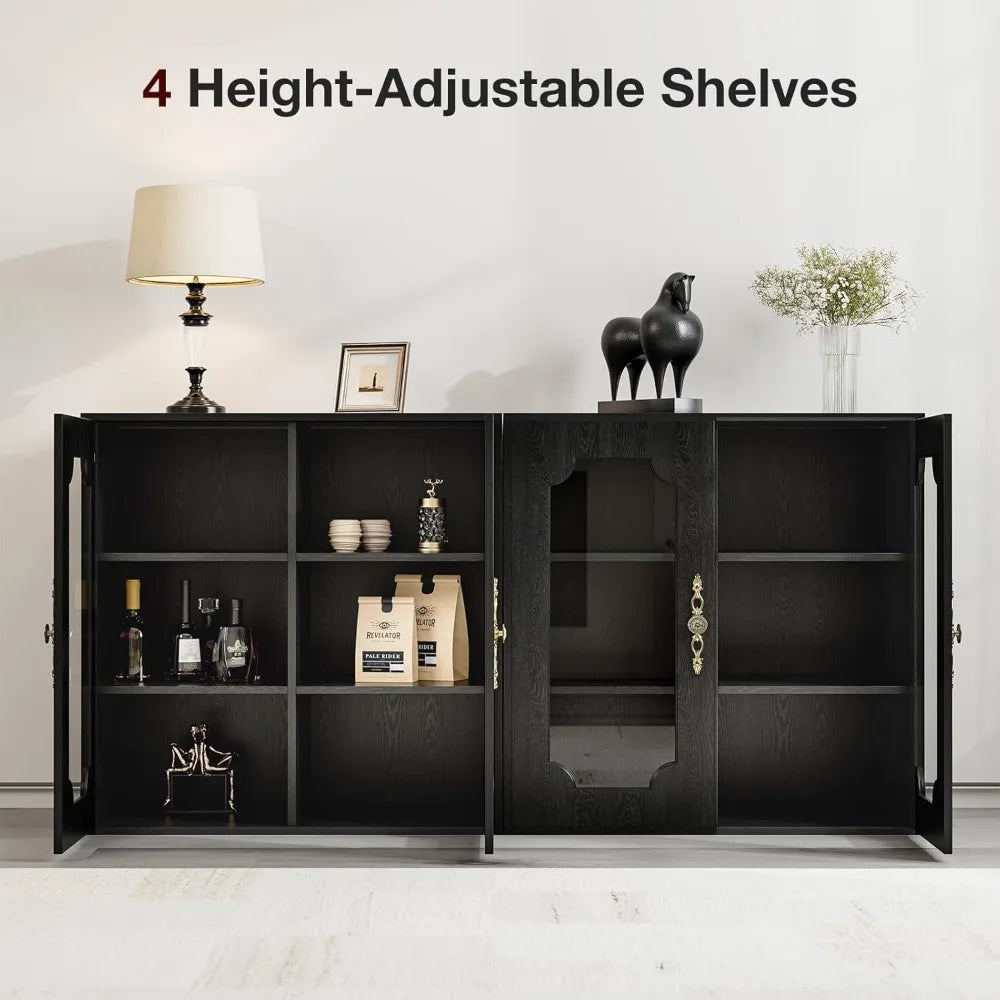 63-inch Modern Buffet Cabinet with Storage