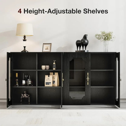 63-inch Modern Buffet Cabinet with Storage