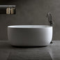 47'' Modern Independent Surface Resin Stone Bathtub