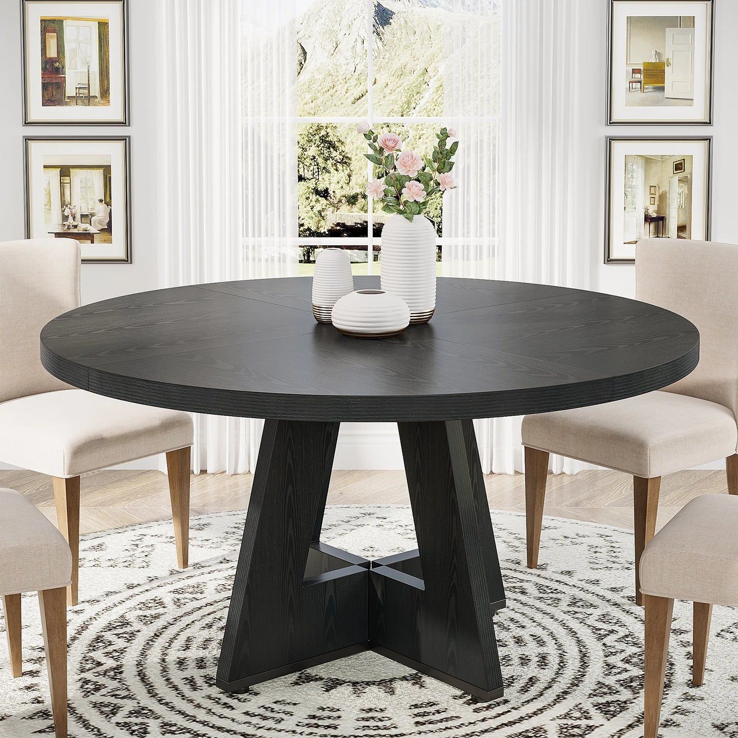 Small Round Dining / Kitchen Table for 4