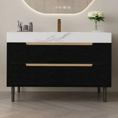 35.4" Modern Bathroom Vanity with Undermount Sink