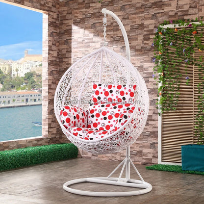 Rattan Bedroom Love Standing Egg Hammock Chair