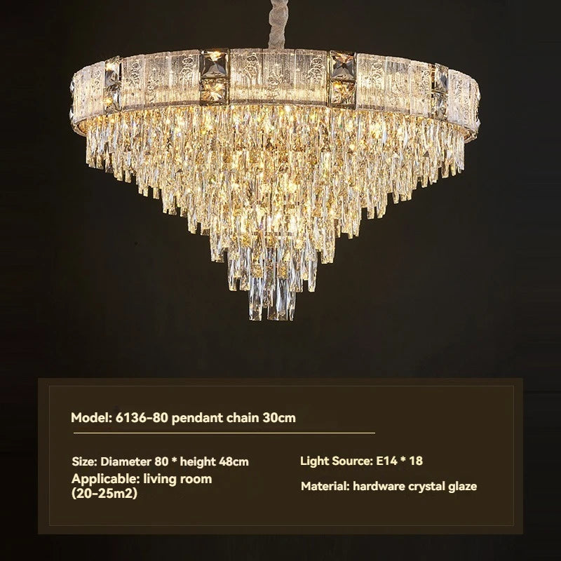Luxury Crystal Hanging Chandelier
