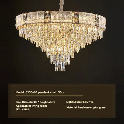 Luxury Crystal Hanging Chandelier