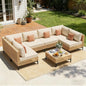 7-Piece Wicker Outdoor Patio Furniture Set
