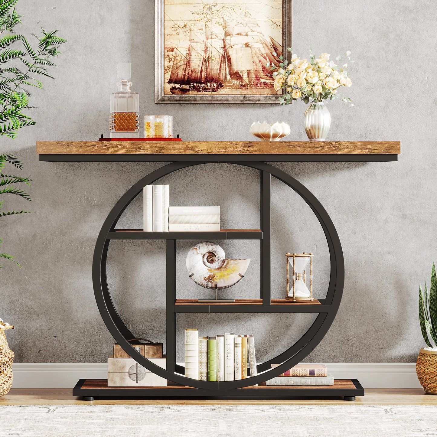 4-Tier Entryway Table,