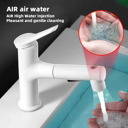 Pull-Out Bathroom Sink Gargle Faucet