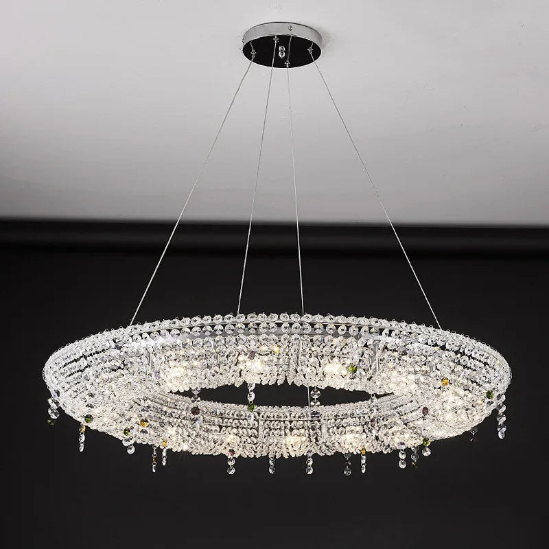 Nordic Luxury Crystal LED Chandelier