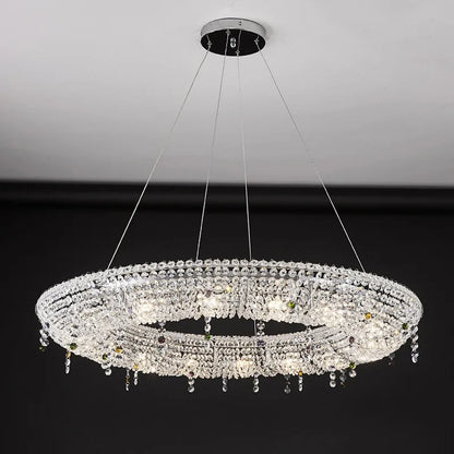 Nordic Luxury Crystal LED Chandelier